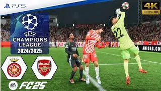 FC 25 - Girona vs. Arsenal | UEFA Champions League 24/25 | Full Match | PS5&trade;[4K]