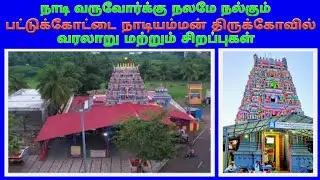 Pattukottai  Nadiamman Temple Tanjore / Thanjavur / பட்டுக்கோட்டை  நாடியம்மன் கோவில் தஞ்சாவூர்