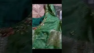 Aari work with striched blouse gand look  DM for order ista id : glossy Aari journey#aariblouse#aari