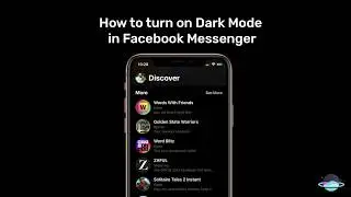 How to enable Dark Mode in Facebook Messenger
