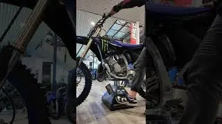 Make your life easier with the Maxtrix power lift bike stand.