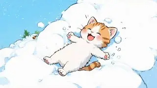 ❄️ Cozy Winter Lofi with a Happy Cat | Chill Beats for Relax & Smile