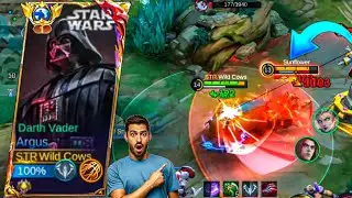 ARGUS BUILD DAMAGE ONE SHOT SCARY TOP GLOBAL SOLO RANKED MLBB .Wild Cows