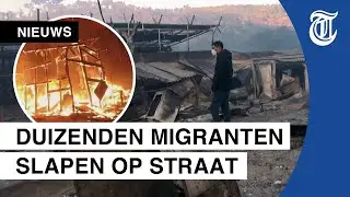 Vuurzee in vluchtelingenkamp: ravage enorm