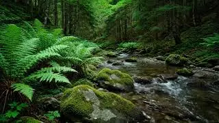 Healing River Flow Ambience for Stress Relief and Restful Night Sleep