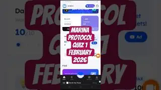 Marina Protocol Quiz 1 February 2026 #marinaprotocolquiz #marinaprotocol #quizanswers #shorts