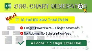 How to Create Organization Chart using Excel Template