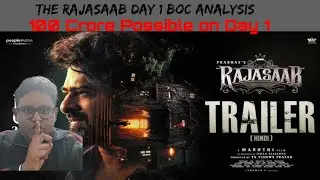 The RajaSaab Day 1 Box Office Collection Prediction | Analysis- Prabhas |Filmy Baatein Episode 2 |