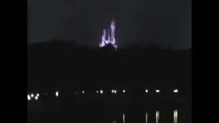 A View of the Magic Kingdom at Night Across the Lagoon from the Grand Floridian Resort 2/3
