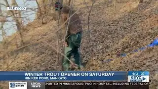 Mankato&rsquo;s Hiniker Pond stocked ahead of winter trout opener