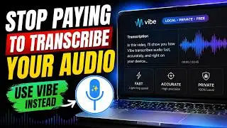 How to Transcribe ANY Audio/Video Locally &ndash; Free Tool Vibe Explained