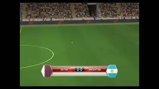 PES 2014 | Qatar vs Argentina | PS3 PS2 PC Gameplay Longplay | Best Soccer Video Games