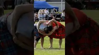 This is Scotland - Highland Wrestling #scotland #highlandgames #wrestling  #bridgeofallan #shorts