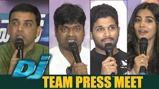Dj Duvvada Jagannadham Team Press Meet | Allu Arjun | Pooja Hegde