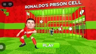 RONALDO,A PRISON CELL ROBLOX RUN 🔥 GAME VIDEO NEW #roblox #robloxrun 