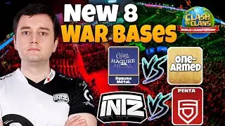 New Top 8 Th13 War Base With Link | INTZ Vs PENTA | Hagure Metal Vs One-armed Bases