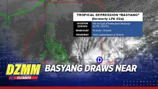 Basyang may develop into tropical storm; wind signal 1 in Surigao del Sur | DZMM TeleRadyo