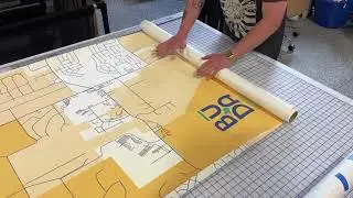 Creating Giant Wall Maps for Office and Business Decor