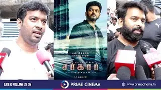 Sarkar FDFS Public Review & Reaction | Thalapathy Vijay | A.R Murugadoss | AR Rahman - Prime Cinema