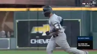 Gleyber Torres Launches Solo Homerun vs Astros ALCS Game 1 (10/12/19)