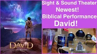New! Sight & Sound Theatre David Biblical Performance Gift Shop Store Merchandise Prices.