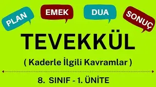 Tevekkül | Kaderle İlgili Kavramlar | LGS Hazırlık