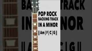 Pop Rock Am Backing Track #guitar #backingtrack #music #shorts