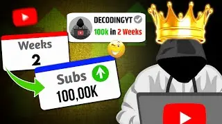 How @decodingyt Complete 180K+ Subscribers in 2 WEEKS 😱