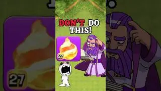 DON'T DO THIS DURING A WARDEN CHARGE! #coc  #cocgameplay #clashofclans #warden #howto #tutorial