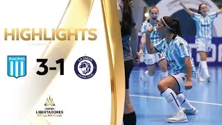 RESUMEN | RACING CLUB (ARG) vs. LA UNI&Oacute;N FUTSAL (ECU) (3-1) | CONMEBOL #LIBERTADORESFSFEM 2024