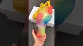 Кроссовки женские&nbsp;Balenciaga Triple S Clear Sole Yellow Multi