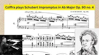 Maestro plays simple piece extraordinarily: Cziffra plays Schubert Impromptus in Ab, Op. 90 no. 4