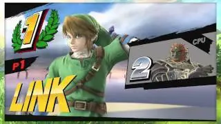 Smash Bros. for Wii U Victory Poses: Link