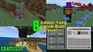 8 addon yang berguna untuk survival mcpe 1.18 Gratiss || Survival lebih seru