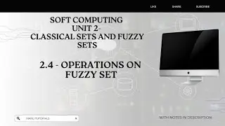 2.4 - Operations on Fuzzy Sets Explained in Telugu | Soft Computing Basics | Maanu Tutorials