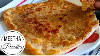 Easy Way to Make Cheeni Wala Paratha - Meetha Paratha