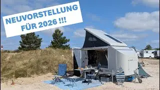 Einzigartiger Minicaravan farfalla camper flip up! Au&szlig;en kompakt, innen grandios, E-Auto-freundlich
