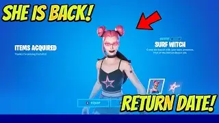 SURF WITCH SKIN RETURN RELEASE DATE in Fortnite Item Shop! (Surf Witch Coming Back)