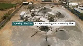 Propel 3-Stage 250 TPH Crushing & Screening Plant #Pune #maharashtra #crushingandscreening
