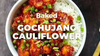 BAKED GOCHUJANG CAULIFLOWER | KOREAN SPICY CAULIFLOWER - Vegan Richa Recipes