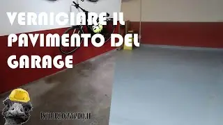 Verniciare il pavimento del garage
