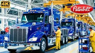Inside the Factory: How the Peterbilt Truck is Built (FULL PROCESS)