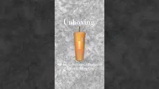 Unboxing Starbucks Indonesia Exclusive Caramel - Bling Cup
