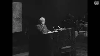 9/23/1960 Khrushchev promotes soviet mineral water in the UN - EN subtitles