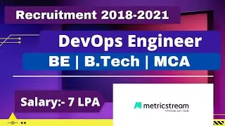 MetricStream Off Campus Drive For 2021 Batch | MetricStream Recruitment 2020 | Met Hiring 2019 2018