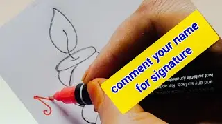 Beautiful Candle Drawing | Realistic Candle Pencil Sketch /Signature style N