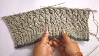 beautiful knitting Pattern design l knitting lessons with me