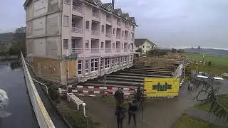 Haus bei Mauritiusheim um 27 Meter verschoben