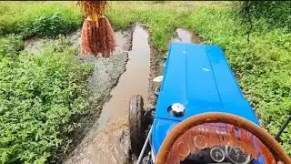 Swaraj Tractor POV 🚜 | 4K Ultra HD Cultivator Work in Muddy Field | Real Village Farming Experience