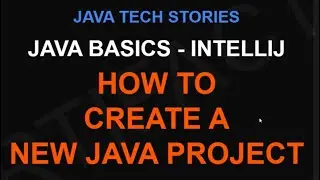 How to create a new java project ?